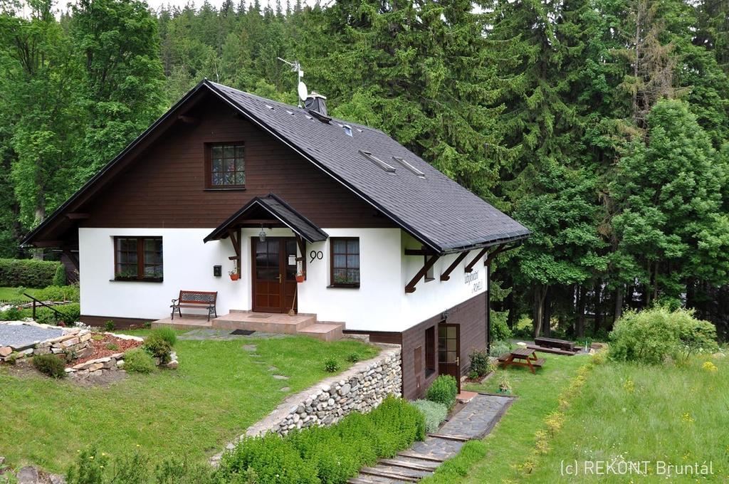 Ubytovani U Rohelu Karlova Studánka Oda fotoğraf